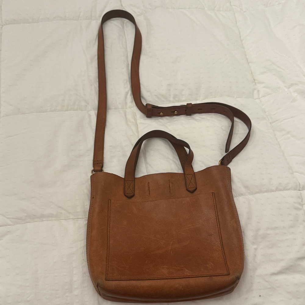 Madewell Brown Leather Crossbody Bag